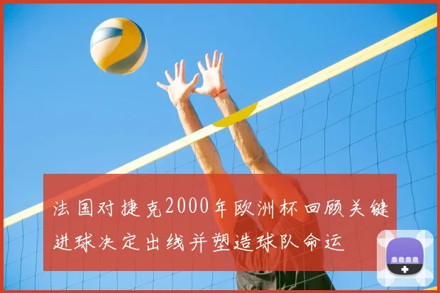 法国对捷克2000年欧洲杯回顾关键进球决定出线并塑造球队命运