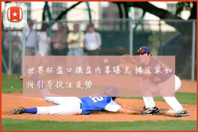 世界杯盘口操盘内幕曝光 揭庄家如何引导投注走势